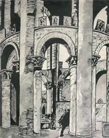 Y. Roerich. In the castle. 1917 – 1918